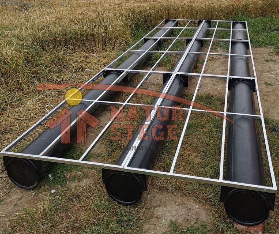 C.08.   Floating dock module 3m x 9m without wooden decking