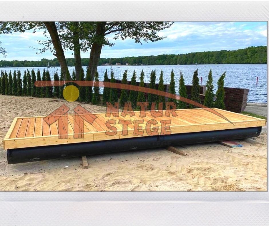 D.03.   Floating dock module 6m x 2m with wooden covering