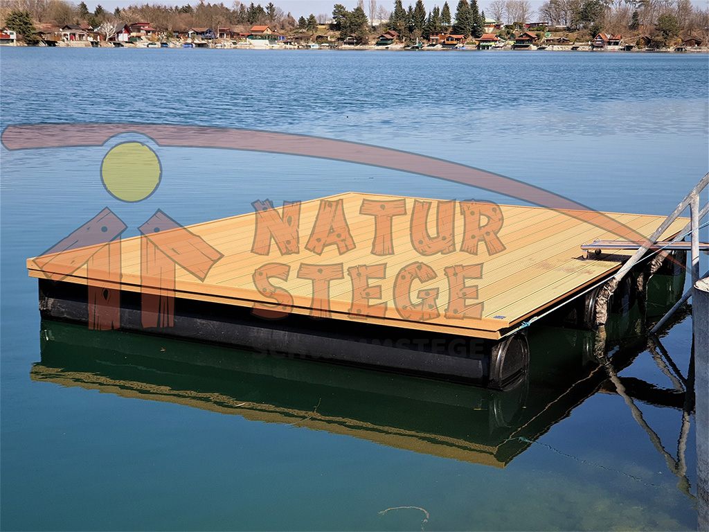 E.04 Floating dock module 3m x 4m with composite decking